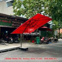 Dù che cafe lệch tâm 3m nghiêng theo chiều nắng